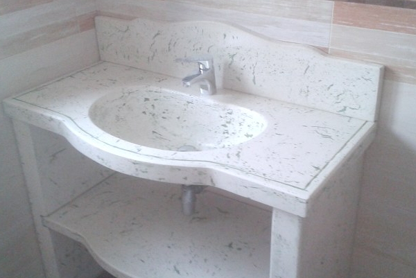 Lavabo effetto marmo