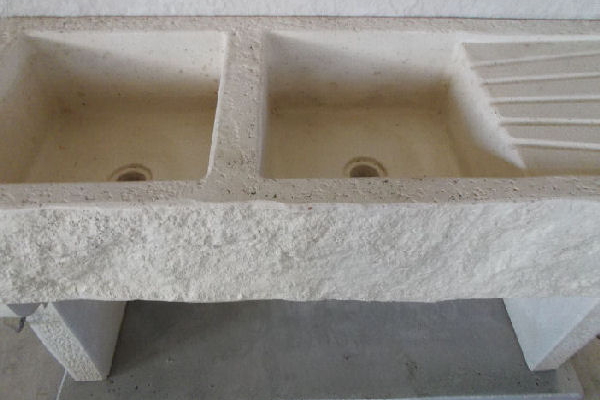 Lavandino effetto pietra